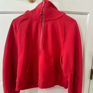 Lululemon scuba oversized funnel neck half zip